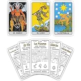 ARCANIA - Easy Tarot for Beginners with Instructions to Learn Simple and Quick. Contains Keywords, Zodiac, Planets and 4 Elem