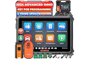 OTOFIX IM1 IMMO Programmateur clé Voiture [avec XP1], Tous Les Diagnostic Voiture du Système, Valise Diagnostic Auto avec Test Actif, 36+ Fonctions de Service, DoIP et CANFD, mises à Jour de 2 Ans