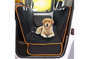 DoggieWorld Dog Car Seat Cover - XL Cars, Trucks and Suvs Luxury Full Protector, w/Extra Side Flaps, Seat Belt Openings - Hammock Convertible for Your Pet - Waterproof, Non-Slip - Machine Washable