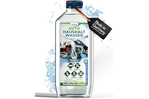 ‎QINDOO Qindoo Destilliertes Wasser Auto Haushalt, Aqua Dest (1 Liter)