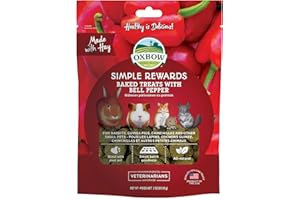 OXBOW 361353/1490 Animal Health Simple Reward Bell Pepper Oven Baked Fiber Rich Treats 2z