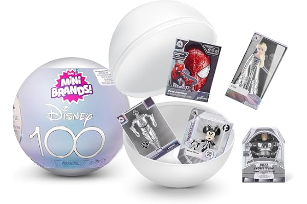 5 Surprise 77426 100 Years of Wonders, Mini Brands Disney Platinum Limited Edition, capsule surprise, véritable jouet de collection Miniature Brands, unique