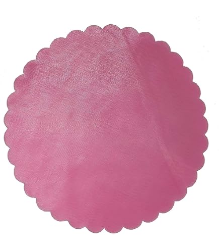 100 Pezzi Veli Di Fata In Tulle Organza Per Bomboniere – Diametro 24 Cm – Oro, Perfetti Per Confetti E Riso A Matrimoni E Comunioni