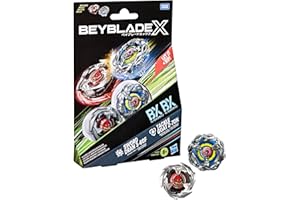 HASBRO Beyblade X Tackle Goat 2-70N & Sword Dran 3-60F Dual Pack Set