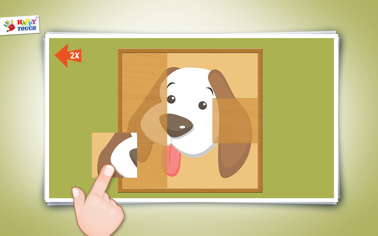 Animals Kids Puzzle Game (9 pieces) 3+ (by HappyTouch Games for Kids