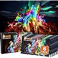 HGD (6 Pack) Magic Campfire Fire Color Changing Packets Fire Pit, Fire Color Packets,Magical Color Fire Packets, Bonfire Color Changing Packets, Campfire Color Flame Packets