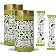 Octavius | Cardamom Chai Premix Tea - 10 Pouches (Pack Of 2) | Elaichi Chai | Gift Tin Pack | Premix Tea Powder | Instant Tea | Tea Premix | 1 Minute Tea - (15Gm X 20 Sachets, Chai Tea)