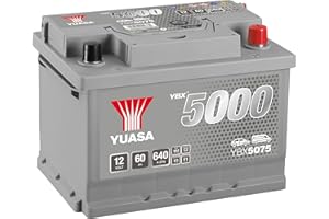 YUASA Batterie 60, Ah 640, A/EN YBX5075 L 243mm B 175mm H 175mm