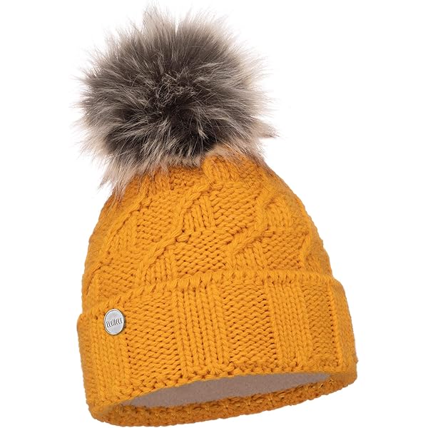 Cappello Di Lana Con Treccine E Pom Pom | Fodera Termica E Pelliccia Sintetica Staccabile | Donna - Foto 3