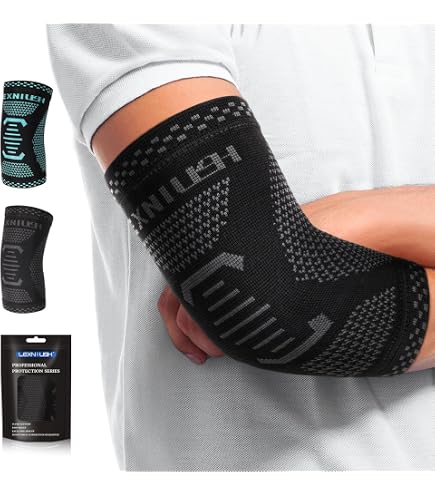 Bandage Coudière Élastique Taille Unique Bleu - Compression Et Soutien Du Coude