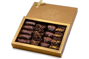 Chateau de Mediterranean Chocolate and Standard Mix Baklava Selection - 325 g | Delicious Filo Pastry Filled with Assorted Nuts & Chocolate | Traditional Recipe | Gift to Share at Diwali