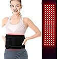 Trayvespace Red Light Lamp Belt, 660nm & 850nm LED Red Light Therapy, Red Light Lamp Infrared Lamp with Timer, Flexible Portable Wrap Around Pad, Deep Therapy for Back Shoulder Joints