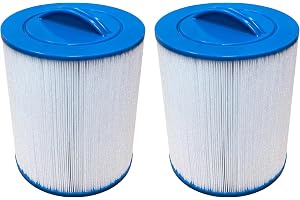 Malaka Spafilter kompatibel med AKU0135 AKU1609 PWL35P3 PWL35P3-M 1-1/2'' SAE-tråd/grov tråd φ6x7'' Bubbelbadfilterpatron (IN