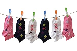 PETTI Artigiani Italiani - Calzini Bambina, 6 Paia di Calzini Corti Bambina, Calzini Bambino Corti Femminuccia, Calzini Bambina Cotone Filo di Scozia, 100% Made in Italy