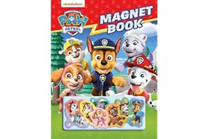 Paw Patrol Magnet Bk Hb: With 8 magnets! A fun illustrated play book, the perfect Christmas gift for children aged 3, 4, 5 based on the Nickelodeon TV Series