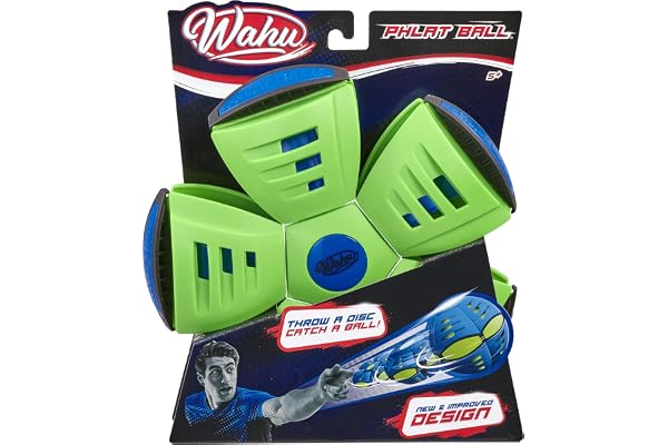 PHLAT BALL Classic Vert- Disque Volant Transformable - Jeux Extérieur Enfant - A partir de 6 Ans - Balle Innovante- Frisbee - Jeux Plein Air - Jeux Sportifs 2 Joueurs et Plus
