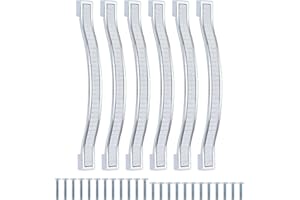 TsunNee 12PCS Shiny Crystal Cabinet Handles, Rhinestone Drawer Pull Handles, Modern Cupboard Bow Pulls, Furniture Door Pull Handles, 160mm 6.3 Inches Hole Distance