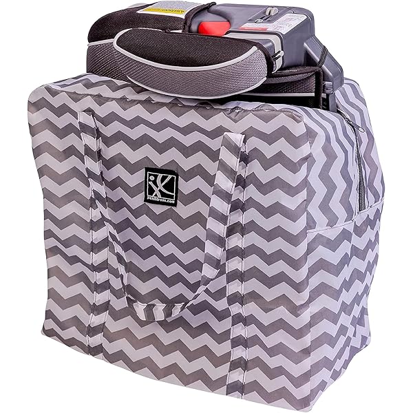 Car Seat Travel Bag - Padded Gate Check Carrier For Airplanes & Travel