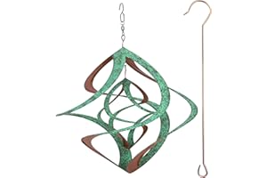 Red Carpet Studios 91061 Cosmix Helix - Molinillo de Viento de Lujo con pátina de suspensión y Acabado de Cobre