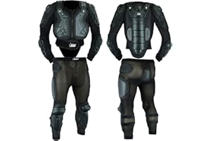 STAR AST Kids Motorcycle Armor Protective Suit For Racing Body & Chest Spine Protector Jacket Chest Back Support Protector for Motorbike Racing Cycling & Skating with Protective Trouser