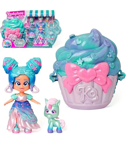 KOOKYLOOS Fairytale Mix & Match Pearl Doll – 3-in-1 Fantasy Set With Princess, Mermaid & Fairy Outfits, Glitter Hair, 60+ Combinations - View #5