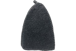 DUFTE MOMENTE Scented Moments Sauna Hat"Basic Grey" 100% Cotton Felt Sauna Hat Felt Cap