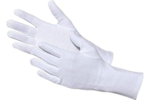 Jah 3203 Cotton Gloves 12 Pairs Oekotex White Light, white, 3203