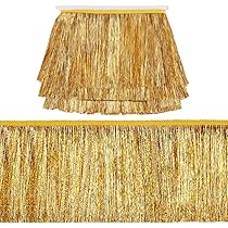 Bordures à Franges Pour Couture GLOBLELAND Bordure En Strass De 0,9 M - Avec Strass - Pour Couture Galon à Frange