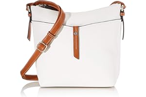 TOM TAILOR Novara damska torba na ramię Crossbody Bag średnia, biała, biały