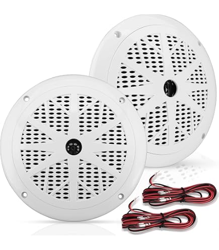 SET PER BOSS AUDIO SYSTEMS MCKGB350B.6 1 kit marino con stereo ricevitore AM/FM bluetooth waterproof, una coppia di altoparlanti MR6B 16,5 cm 90 watt rms 180 watt max, una dipole antenna, 1