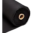 Plain Black 100% Cotton Fabric Woven Calico 225GSM 150cm 60 Inch Wide (30 Meter) - Great for Sewing, Curtain Linings, Quilting & Totes – Easy Fabric by The Metre by Discount Fabrics