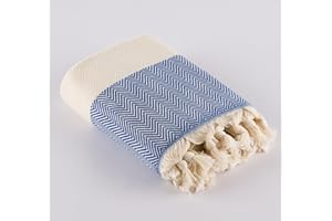 LUCIDUS 100x180 Strandtuch Hamamtuch Saunatuch Badetuch Picknickdecke Saunahandtuch Strandhandtuch%100 Baumwolle, Damen&Herren Extra Leicht (Navy Blau)