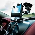 Tablet Holder for Car Dashboard, Universal iPad Mount for Truck Windshield Suction Cup Car Holder with Large Clamp compatible with All 6"-10.5" iPad Samsung Galaxy Tab and many more Tablets, Black