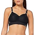 Triumph International Women's Light Padded | Wire Free | Triaction 34D Black | Sports Bra | Pack of 1