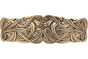 KKJOY Pasadores para el Pelo Mujer de Metal Vintage Pinzas Pelo Adornos Hair Clips Accesorios Pelo Boda Horquillas para el Pelo Niña (Remolino - Oro)