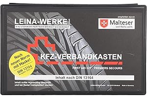 LEINA-Werke 10105 KFZ-Verbandkasten Fotodruck, Schwarz/Mehrfarbig