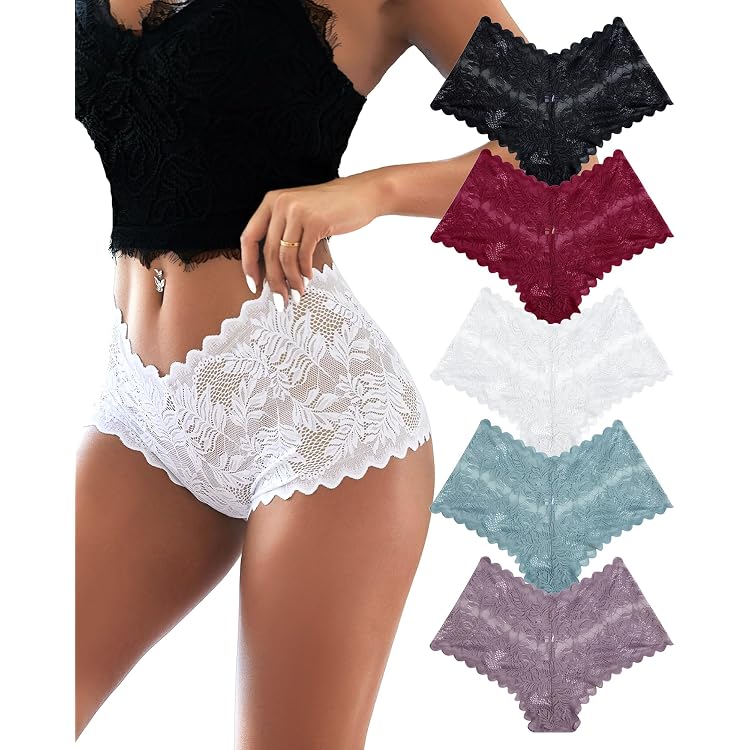 Wolbar Culotte Classique Slip Short Élégant WB413 Dentelle - Fabriqué En UE