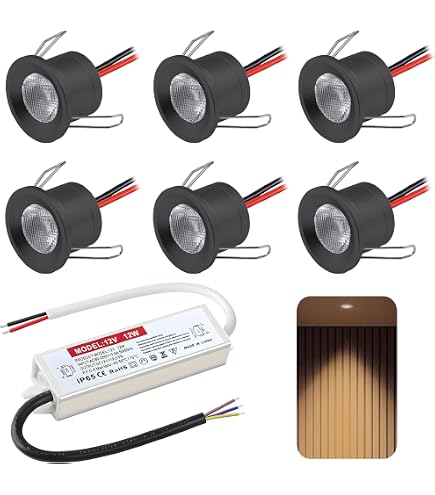 Mini Spot LED Orientable 1W – Blanc Chaud 2700K | Support Triple | Pour Crèche, Décoration
