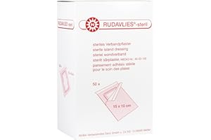 Noba Rudavlies, steriles Verbandpflaster, Wundverband, Pflaster, 15x10cm, 50 St