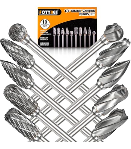 VGOL Hartmetall-Fräser 8x20 Mm Doppelschneid – Rotationsfeile Für Holz & Metall, Schaft 6 Mm VGOL Hartmetall-Fräser 8x20 Mm Doppelschneid – Rotationsfeile Für Holz & Metall, Schaft 6 Mm