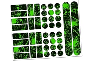 Finest Folia 34 pezzi per bicicletta telaio pellicola protettiva adesivo protezione MTB BMX catena pellicola protettiva per vernice