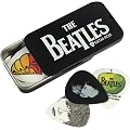 D'Addario Médiators de guitare Beatles - Médiators de guitare de collection The Beatles - Logo - Boîte/médiators de collection