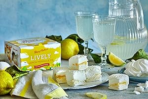 Lively Lemon Meringue Pie | Happy Mallows Gourmet Marshmallows | 100% Handmade | 100% Family Run (1 x 120g Box)
