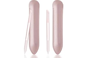 PEOVLVN 2 Stück Cuticle Pusher Nagelhautschieber Glass Nagelfeile Cuticle Pusher Doppelseitige Nagelfeile Professionelle Präzisionsfeile Hautschieber Für Nagelhaut Nagelfeiles für Diy Nägel & Fingernägel