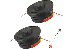 CDDCWZ 2 pezzi testina di taglio AutoCut 25-2 testa filettata M10x1.0 testina di taglio per FS55 FS55R FS56 FS56RC FS70 FS70R FS80 FS85 testina di taglio sostitutiva accessori per tosaerba 40027102108