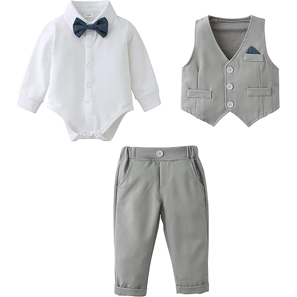 bruiloft kleding dreumesjongen en babyjongen (gast