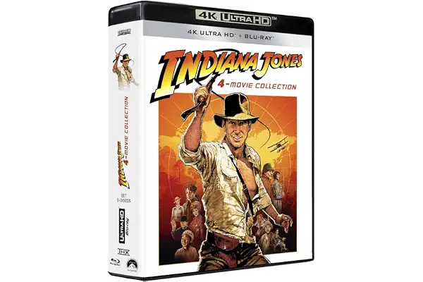 Indiana Jones 1-4 (4K UHD + Blu-ray) + Disco Extras (Blu-ray) Pack: En Busca del Arca Perdida / Templo Maldito / La Ultima Cruzada / El Reino de la Calavera de Cristal
