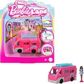 Barbie Mini BarbieLand&trade; Doll and Car Barbie Mini BarbieLand doll and tool set, Dream with color changing pool with 4cm doll