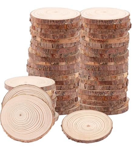 Houten schijven voor knutselwerkzaamheden en om mee te bouwen, 50 stuks, 40 mm online kopen