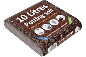GreenBrokers C1001 Organic All Purpose Potting Compost Enriched with Nutrients - Expands to 10Ltrs, 10 Ltr